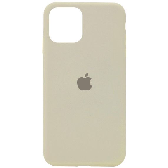 Чохол Silicone Case Full Protective (AA) для Apple iPhone 11 Pro Max (6.5") Бежевий / Antique White