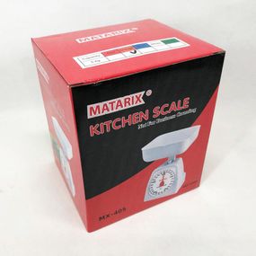 Весы кухонные механические MATARIX MX-405 5 кг. IH-315 Цвет: оранжевый
