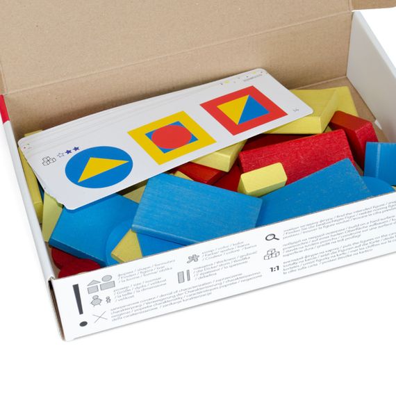 Навчальний набір "Логічні блоки Дьєнеша" Igroteco 900408, 48 деталей | Зображення 2