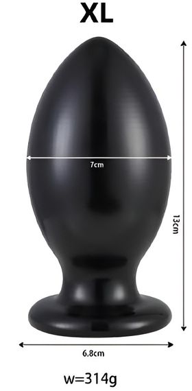 Анальна пробка OYO YQM-086 (довжина 13 см, діаметр 7 см) Sex Aura | Зображення 3