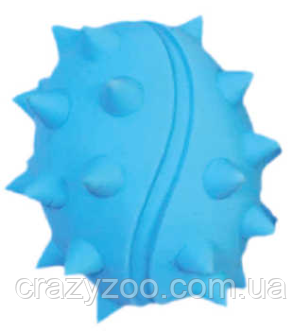Іграшка для собак Croci spiky м'яч із шипами блакитний 10-14 см C6198590