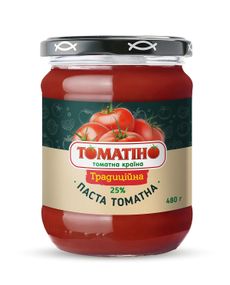 Томатная паста Традиционная Томатино 480 г