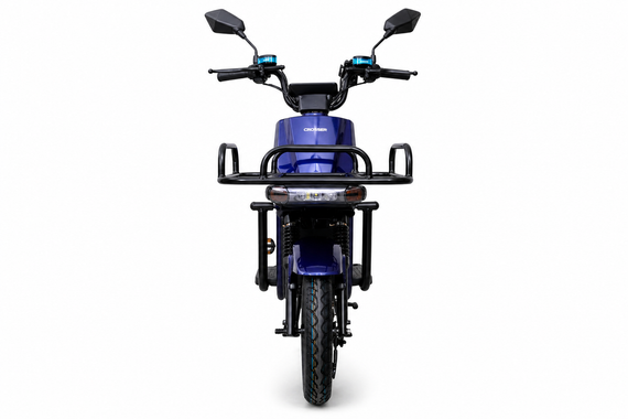 Електроскутер Crosser SUPER MAX 1200W 60 V 30 Ah LiFePO4, до 60 км/год, запас ходу до 90 км, потужний електровелосипед Синій | Зображення 6