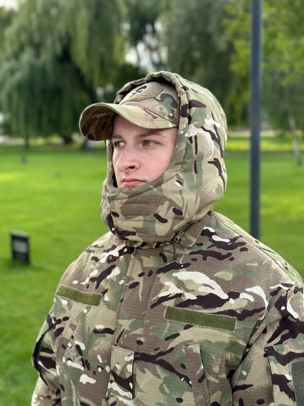 Теплий Зимовий Бушлат B&L мультикам БАТАЛИ | Зображення 3