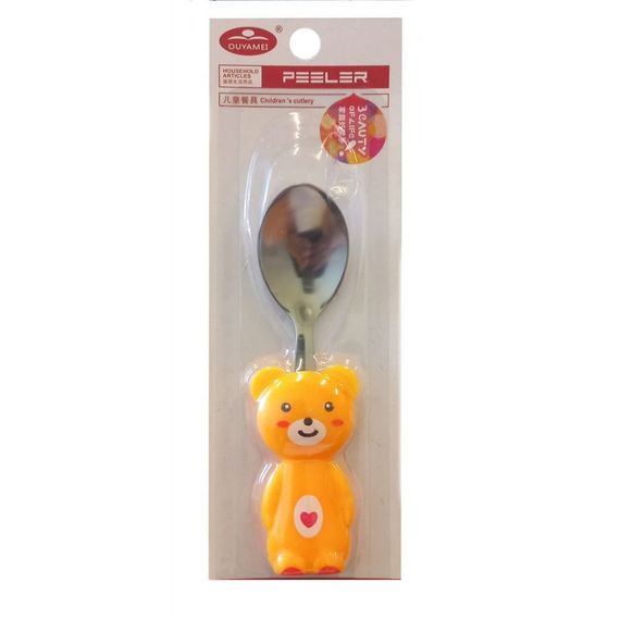 Детская ложка "Медвежонок" MGZ-0105-8 металлическая 13 см