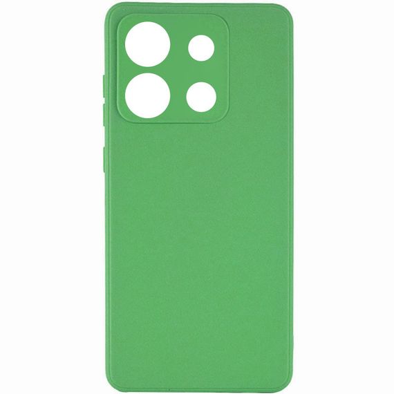 Силиконовый чехол Candy Full Camera для Infinix Smart 7 HD Зеленый / Green