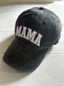 Кепка бейсболка Мама (Mama) Темно-серый 56-60р (8055)
