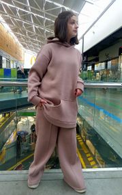 Комплект палацо + худі оверсайз