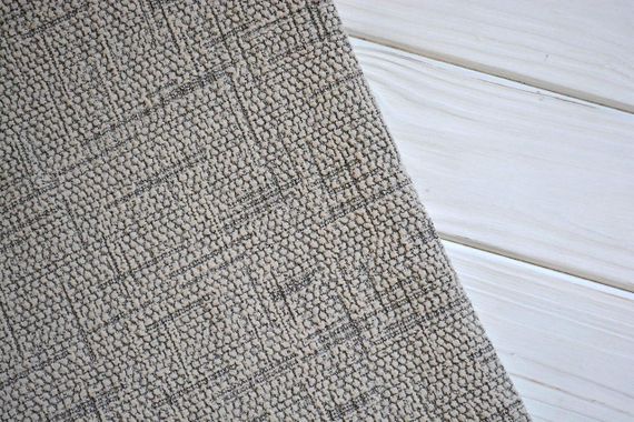 Жаккардовый чехол на диван + 2 кресла Kora без юбки Ванильный | Зображення 1