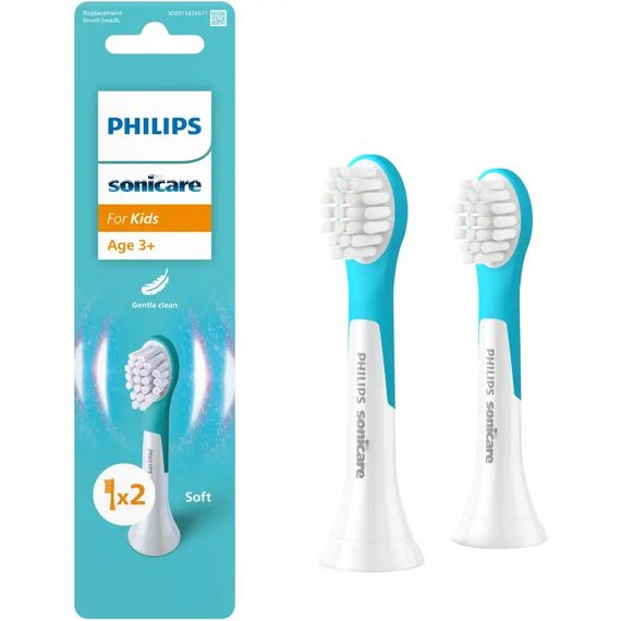 Насадки для дитячої електрощітки Philips Sonicare HX6032/90 For kids - 2 шт. (від 3 років)