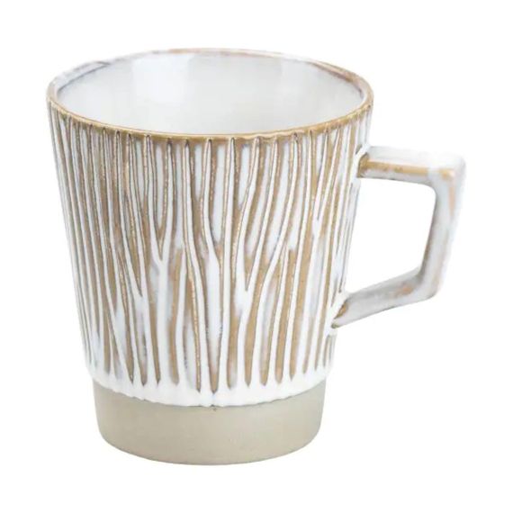 Чашка фарфоровая для чая и кофе 300 мл в стиле ретро Коричневая HP7208BR