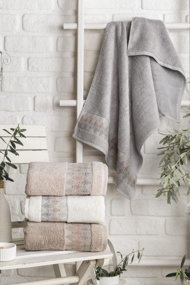 Набор полотенец 70х140 см Pupilla Peter, банные 4 шт.