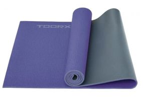 Килимок спортивний Toorx Yoga PVC 173 х 60 х 0,6 см для йоги та фітнесу Viola/Antracite (MAT-177)