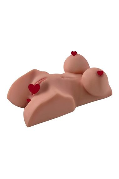 Мастурбатор-торс Pipedream PDX Plus Perfect Dd's Masturbator бежевый, 30 см Sex Aura