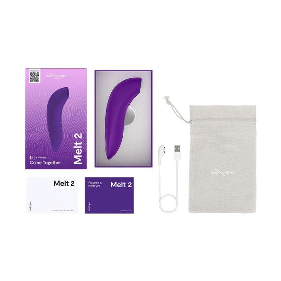 Вакуумний смарт-стимулятор для пар We-Vibe Melt 2 Purple Sex Aura | Зображення 7