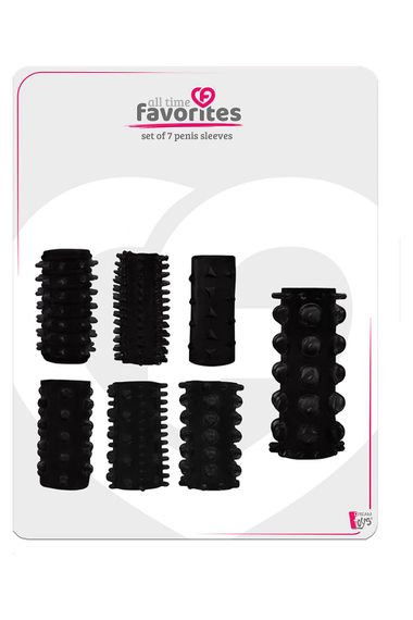 Набір насадок ALL TIME FAVORITES PENIS SLEEVES SET | Зображення 1
