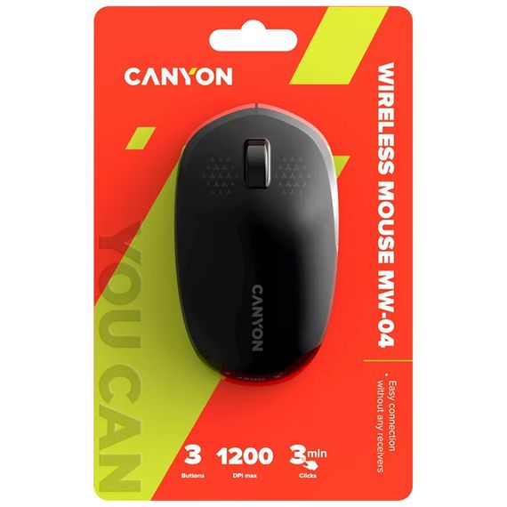Мишка Canyon MW-04 Bluetooth Black (CNS-CMSW04B) | Зображення 7
