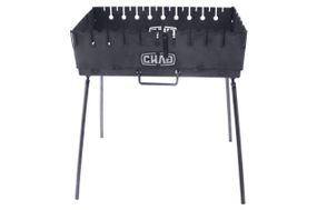 Мангал розкладний (кейс) товщина 2 мм на 10 шампурів СИЛА 960106