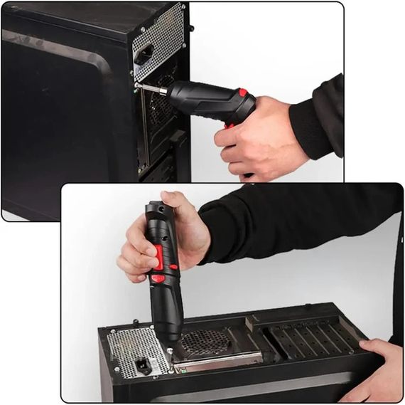 Акумуляторна викрутка трансформер LED-підсвітка XPRO KEIESE (234571362_329) | Зображення 3