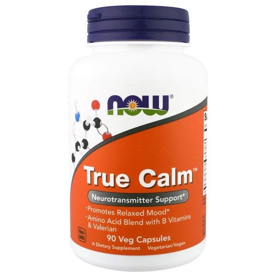 Формула від стресу, True Calm, Now Foods, 90 вегетаріанських капсул