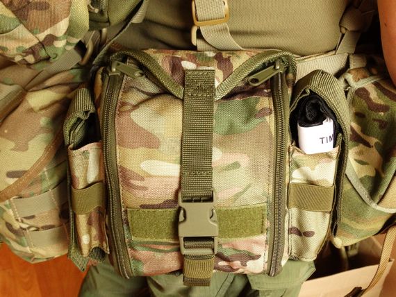 Аптечка тактична військова швидкого знімання Мультикам на MOLLE GEN 3 | Зображення 7