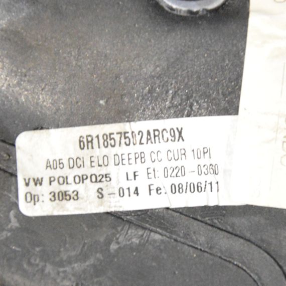 Дзеркало праве Volkswagen Polo V 6R 2009-2017 електричне 6 pin Дзеркало праве Фольксваген 6R1857502A | Зображення 6