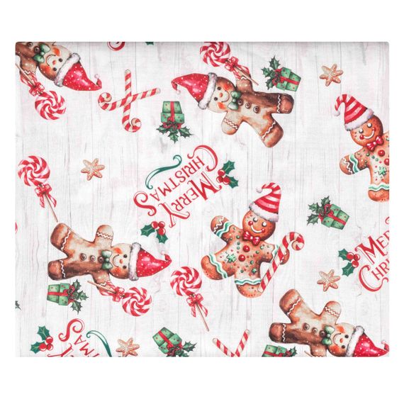 Скатертина Ardesto Christmas Gingerbread ART08HG 140х180 см
