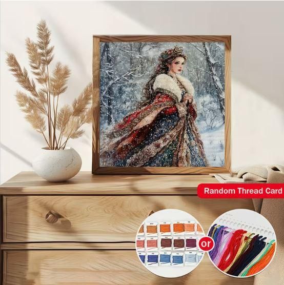 Набор для вышивки крестом JOZYSH " Королевская прогулка" 14CT, 40x40 см, канва Аида с нанесенным рисунком | Зображення 6