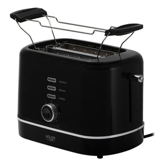 Тостер Adler AD 3224 black 850 Вт черный