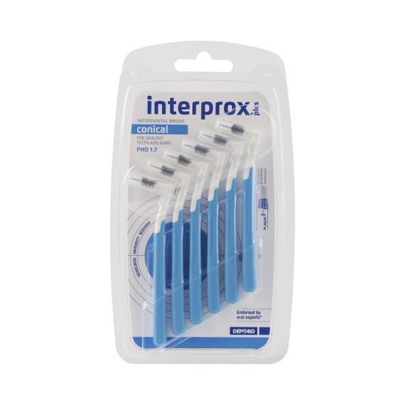 Щітка міжзубна INTERPROX PLUS 2G CONICAL 1.7 мм, 6 шт. (DENTAID)