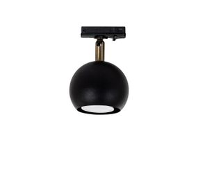 Трековий світильник стельовий Тrack Bowl GU10 T90 Чорний, Atmolight