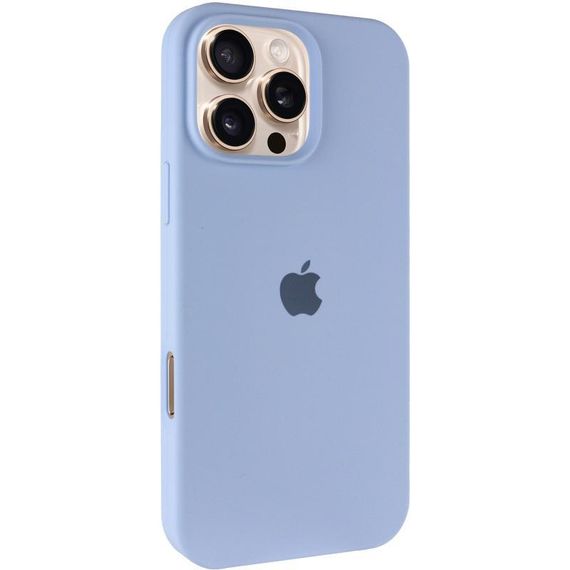 Чохол Silicone Case Full Protective (AA) для Apple iPhone 16 Pro Max (6.9") Блакитний / Lilac Blue