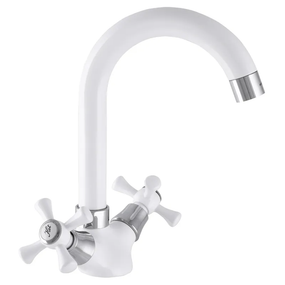 Смеситель кухонный белый Mixxus Omega 275 (MI2767)