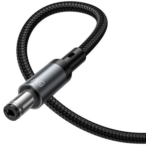 Кабель питания для роутера/модема Hoco X129 Advantage USB-DC 5V (1m) Black | Зображення 3