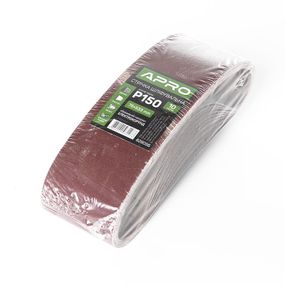 Стрічка шліфувальна нескінченна APRO P150 75×533 мм (10 шт.) 8280561