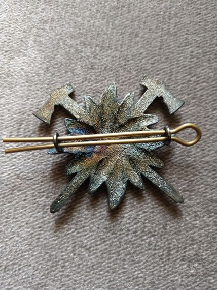 Кокарда "Горная пехота" / бронза | Зображення 1