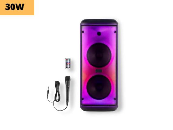 Портативна колонка бумбокс XPRO RX-8252 валіза 30Вт, USB, SD, FM радіо, Bluetooth, 1 мікрофон, ДК (MER-15668) | Зображення 1