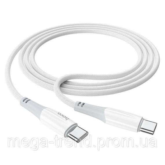 Кабель Hoco Type-C to Type-C Ferry charging data cable X70 |1m, 60W, 3A| | Зображення 3