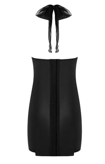 Сорочка Passion Kesmina chemise Черная L/XL | Зображення 4