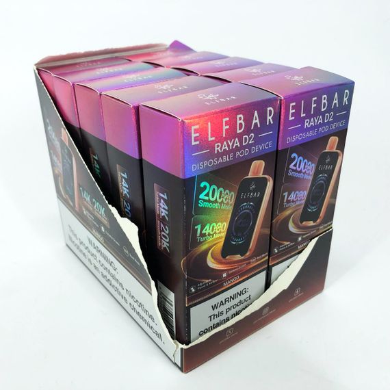 ELF BAR RAYA D2 20000 смак Манго (Mango) | Зображення 2