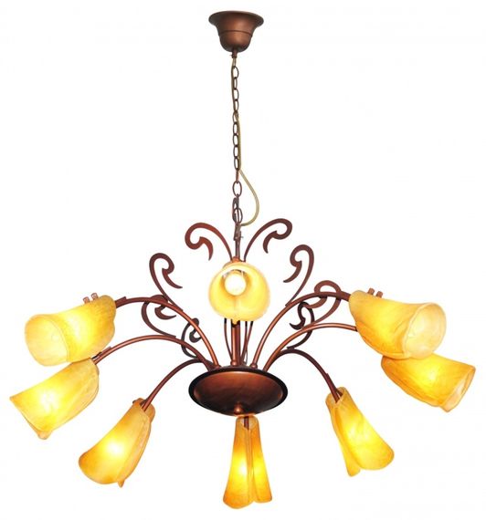 Люстра подвесная флористика E14 60W BR (BKL-073S/8)