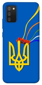 Чохол IBANAN Квітучий герб для Samsung Galaxy A02s