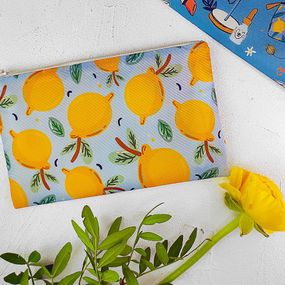 Косметичка жіноча Лимон 20х12 см (K_21M040)