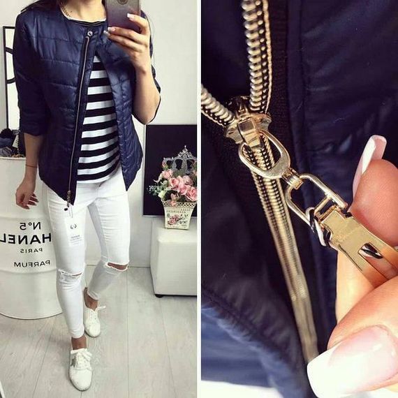 Жіноча демісезонна куртка, арт. 201, чорний | Зображення 1