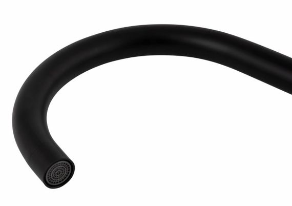 Змішувач для кухні Brinex Pure 015F U-образний Black Matt BRIPUR015FBLM | Зображення 4