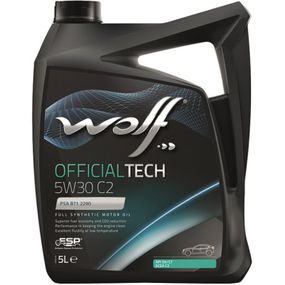 Моторное масло Wolf OFFICIALTECH 5W30 C2 5л (8309113)