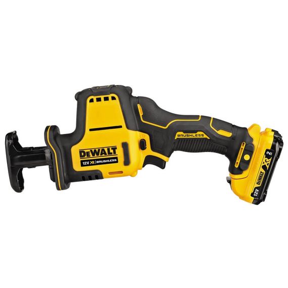 Пила сабельная аккумуляторная 12В бесщёточная DeWALT DCS312D2 | Зображення 1