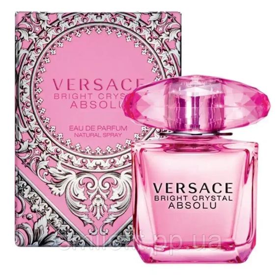 Жіноча туалетна вода Versace Bright Crystal Absolu 90 мл із магнітною стрічкою