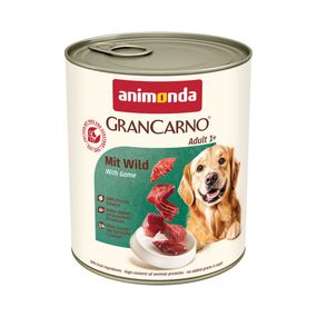 Корм вологий Animonda GranCarno Adult with Game для дорослих собак з дичиною консервований 800 г