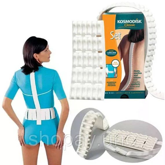Массажер для спины Kosmodisk Classic Spine Massager • Аппликатор для позвоночника, поясницы, шеи и расслабления мышц | Зображення 4
